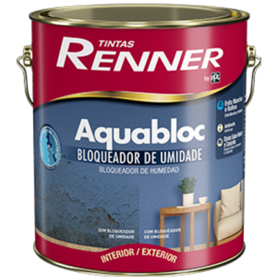 Impermeabilizante Bloqueador de Umidade Renner Aquabloc 3,6L