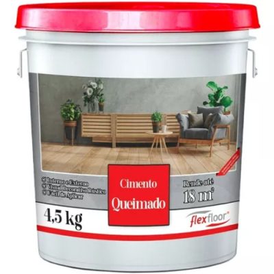 Cimento Queimado Flexfloor - 4,5Kg